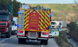 Un choque frontal en la M-100, en Alcalá de Henares, deja dos conductoras heridas de gravedad