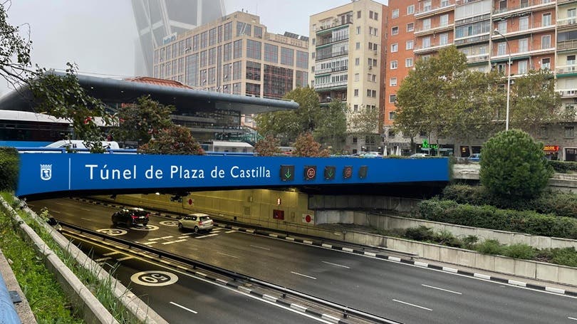 Madrid llevará a cabo obras de reparación en el túnel de Plaza de Castilla