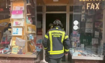 Muere electrocutado por un calefactor el dueño de una papelería en Madrid 