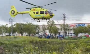 Herido muy grave un trabajador de 41 años tras caer desde 12 metros de altura en Pinto 