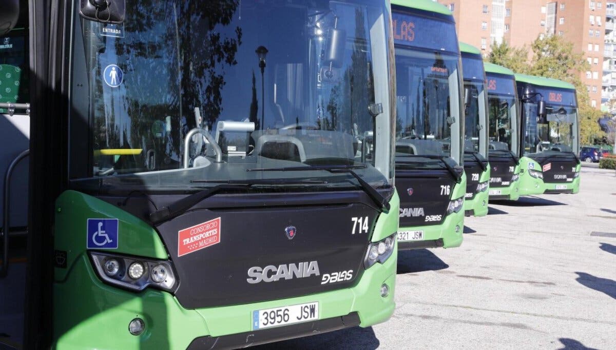 La Comunidad de Madrid refuerza varias líneas de autobuses interurbanos