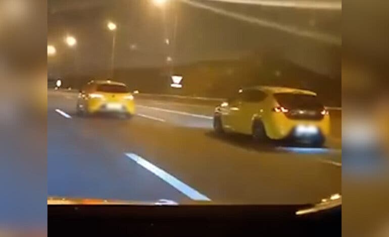 Tres detenidos por participar en carreras ilegales en la M-45 