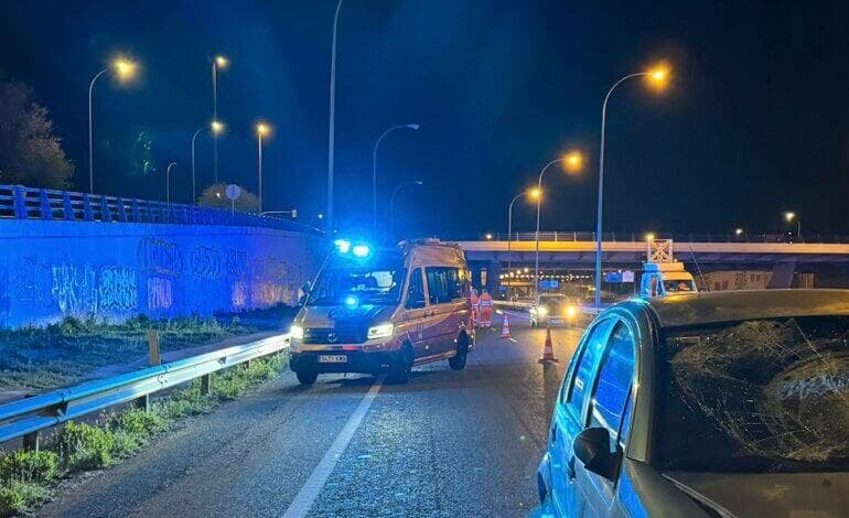 Muere un motorista de 40 años en un accidente en la M-45