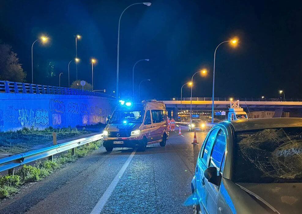 Muere un motorista de 40 años en un accidente en la M-45