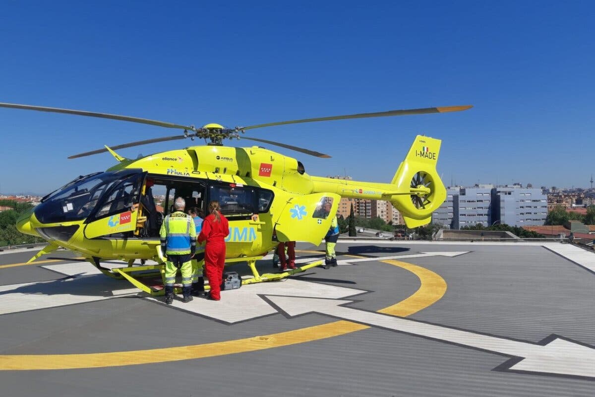 Herido grave un trabajador de 50 años tras caer de un andamio en Pinilla del Valle