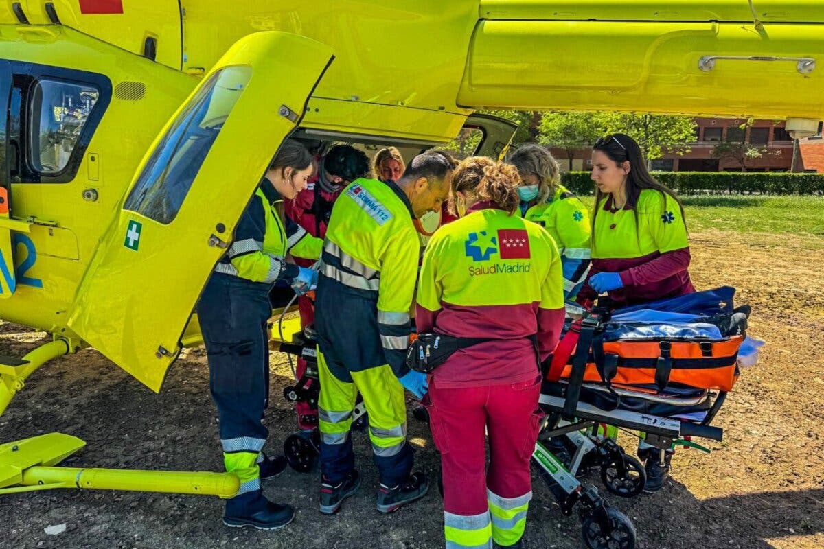 Herido grave un ciclista de 53 años tras sufrir un accidente en Rascafría