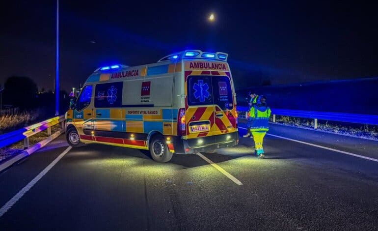 Muere un ciclista atropellado esta madrugada en la M-21, en San Fernando de Henares