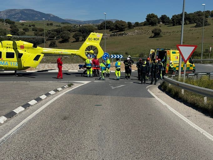 Un trabajador pierde un brazo al quedar atrapado en una cinta transportadora en Colmenar Viejo