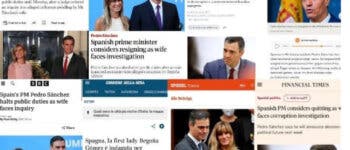 «Corrupción» en todos los idiomas: así ve la prensa internacional el anuncio de Sánchez