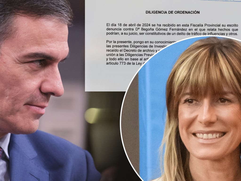 La Fiscalía de Madrid incoa diligencias contra la mujer de Sánchez tras la denuncia de Hazte Oír