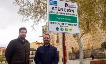 En marcha la Zona de Bajas Emisiones de Guadalajara con las señales ya destapadas 