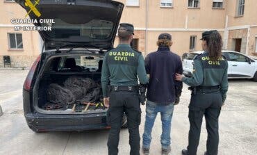 Detenido por robar cable de cobre del tendido telefónico en siete municipios de Guadalajara 