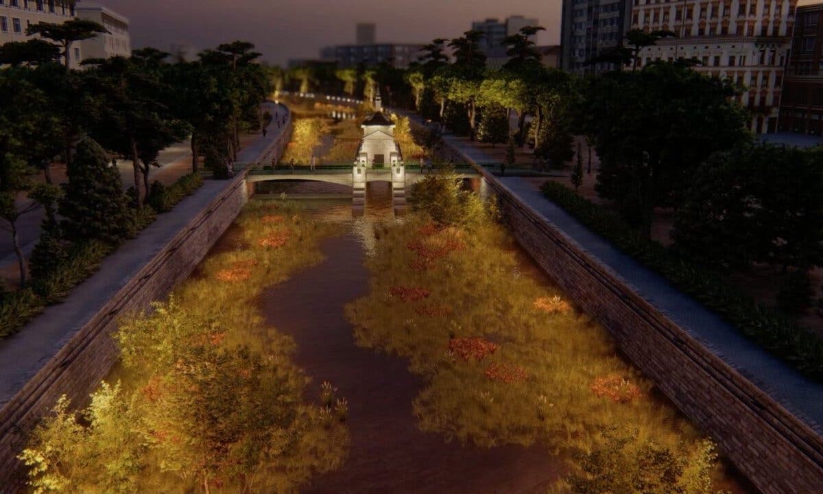 Madrid instalará nueva iluminación ornamental en el Manzanares que permitirá crear espectáculos de luces 