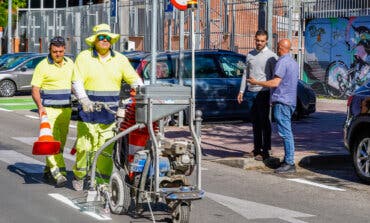 Torrejón renueva la señalización horizontal en 32 calles y avenidas de la ciudad