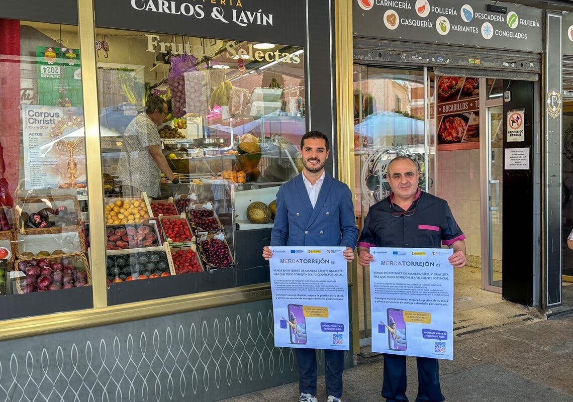 Nace MercaTorrejón, el «Amazon» del pequeño comercio de la ciudad  