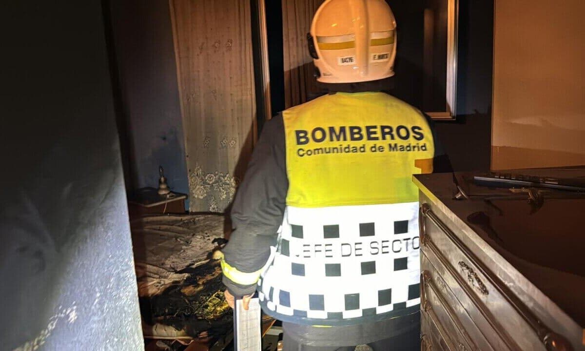 Muere un hombre de 77 años en un incendio en Leganés 