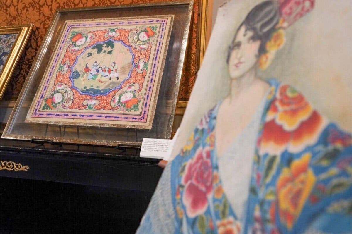 Una exposición gratuita repasa en Madrid la historia del mantón de Manila, símbolo de unión entre España, Asia e Hispanoamérica