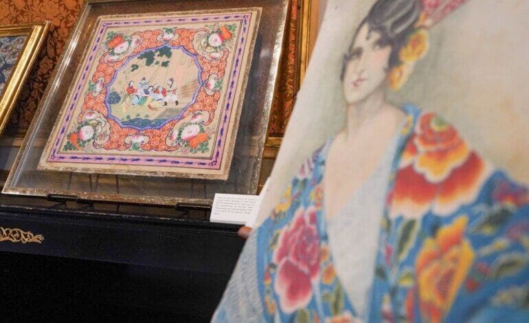 Una exposición gratuita repasa en Madrid la historia del mantón de Manila, símbolo de unión entre España, Asia e Hispanoamérica