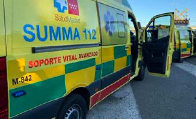 Herido grave un motorista de 21 años en un accidente en la M-50