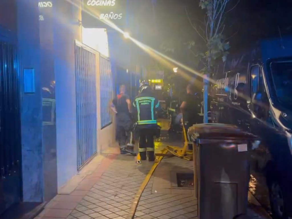 Muere una mujer de 87 años en un incendio en Madrid