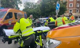 Dos heridos, uno de ellos crítico, en dos atropellos simultáneos en dos puntos de Madrid