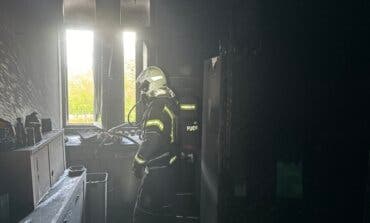 Un hombre se tira por la ventana tras un incendio en su vivienda en Fuenlabrada