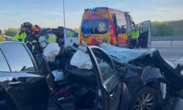 Muere un conductor de VTC de 33 años en un accidente en el peaje de la R-3 en Vicálvaro