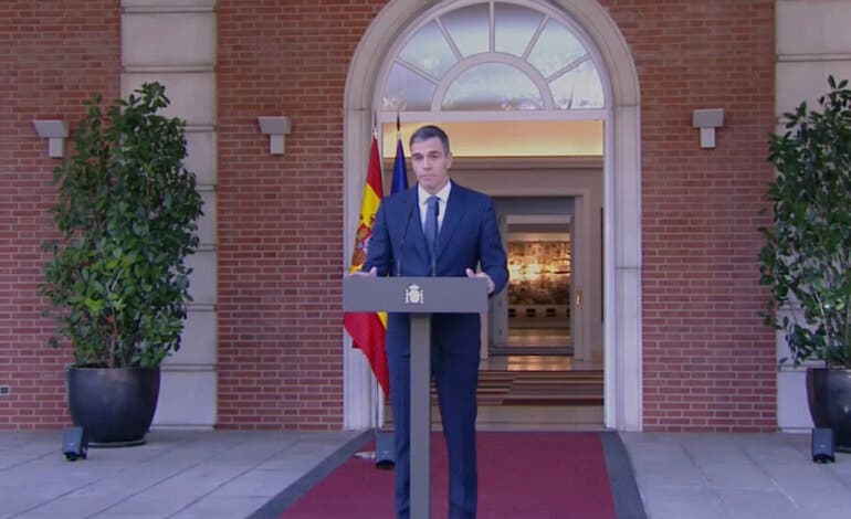 Sánchez anuncia el reconocimiento del Estado de Palestina y llama «país amigo» a Israel 