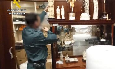 Intervienen 18 lotes de marfil de elefante sin autorización en una sala de subastas de Madrid