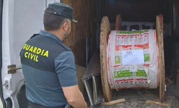 Detenido en la A-2 tras robar tres bobinas de cobre valoradas en 30.000 euros 