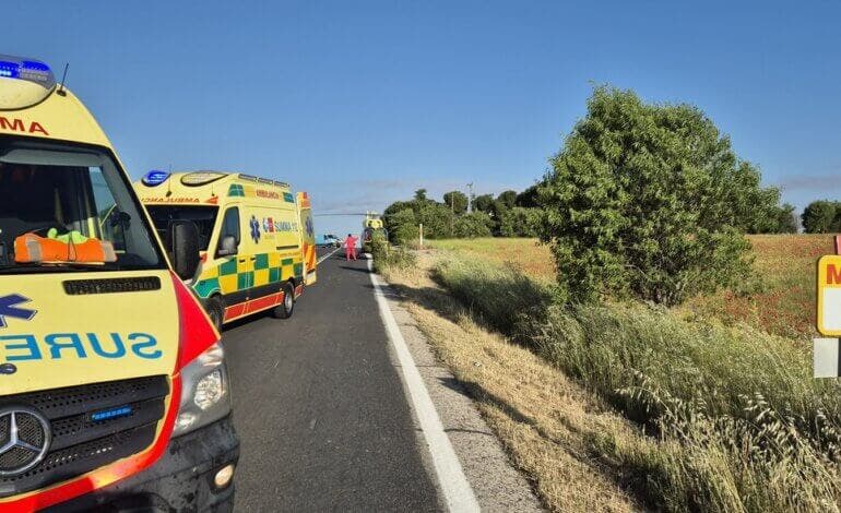 Muere un motorista en un accidente en Pozuelo del Rey