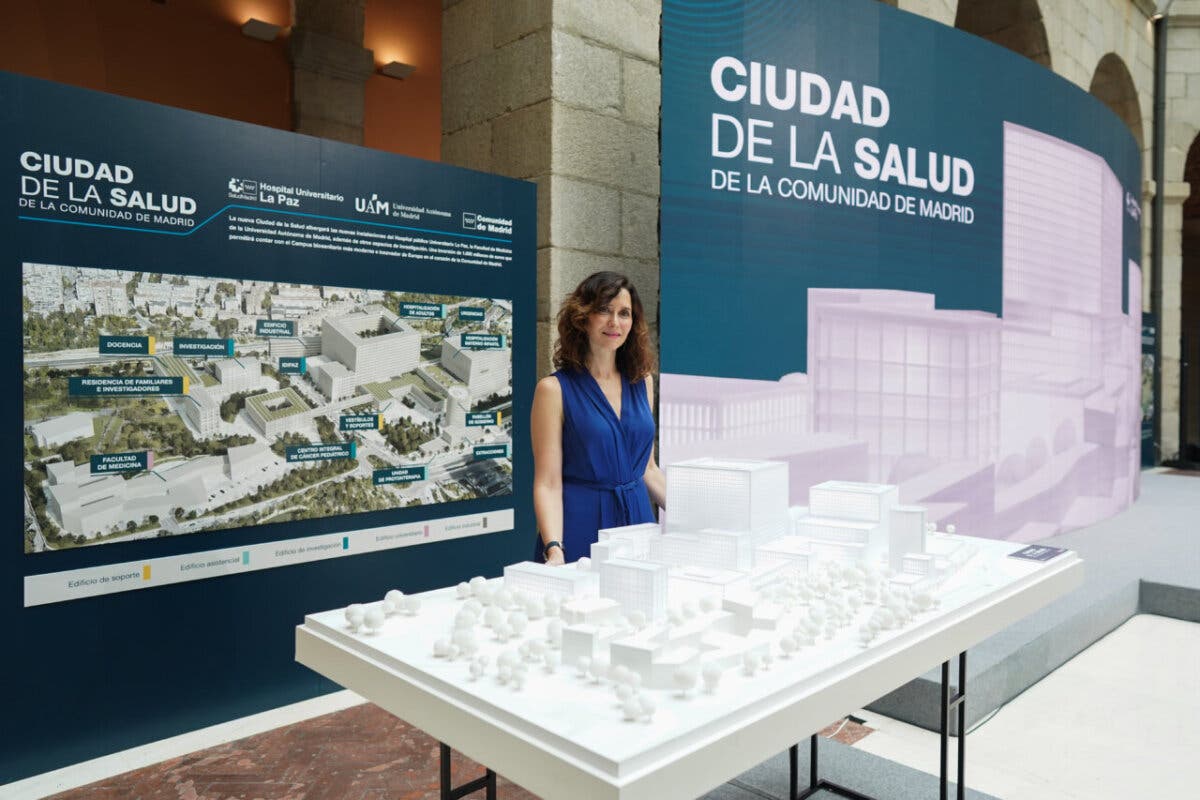 Ayuso presenta la Ciudad de la Salud, el complejo sanitario público más grande de Europa