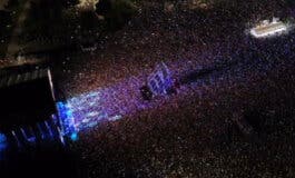 Impresionantes imágenes aéreas del concierto de Myke Towers en Torrejón con llenazo absoluto