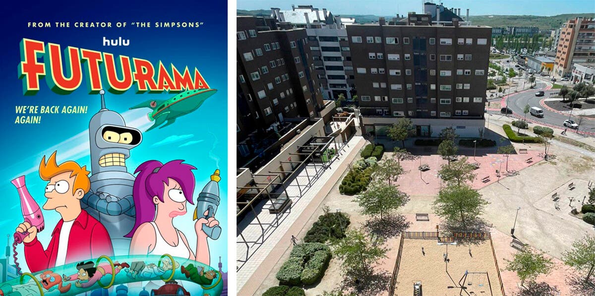 Futurama es el nombre elegido para una plaza de Rivas Futura