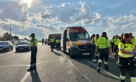Muere un motorista de 26 años en un accidente en la M-11