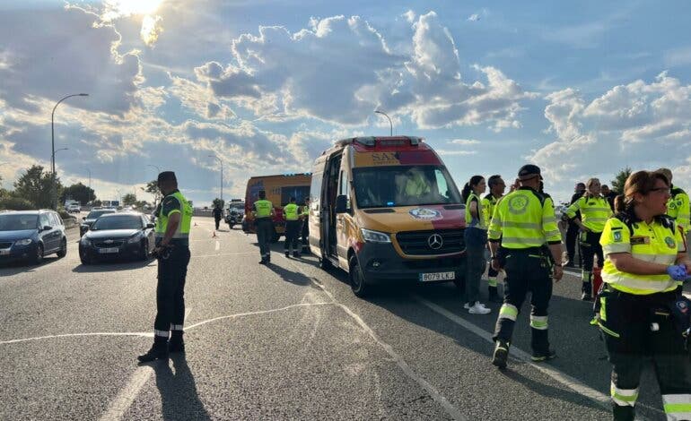 Muere un motorista de 26 años en un accidente en la M-11