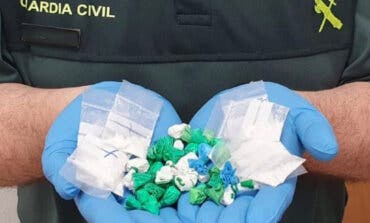 Detenido un conductor en Guadalajara con 28 gramos de cocaína ocultos en una cartera