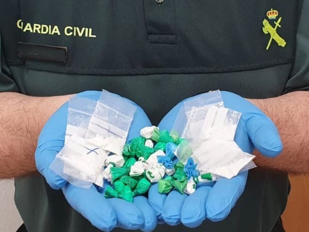 Detenido un conductor en Guadalajara con 28 gramos de cocaína ocultos en una cartera