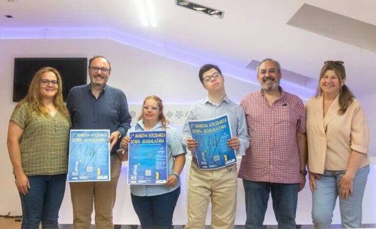 La I Marcha Solidaria Down Guadalajara se celebrará el 15 de junio y terminará con música y paella 