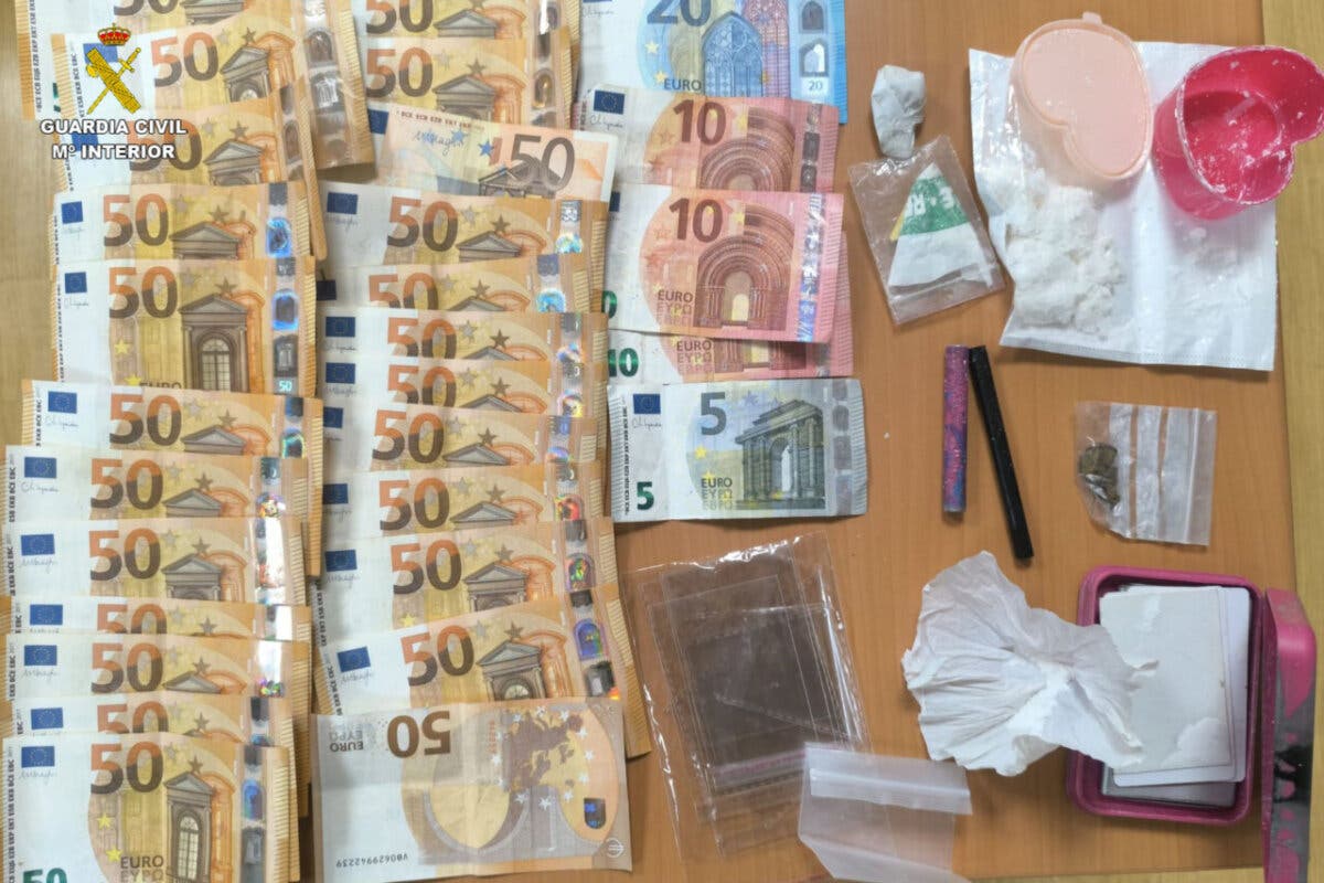 Tres detenidos en Chiloeches tras ser sorprendidos con metanfetaminas, cocaína, cristal y hachís