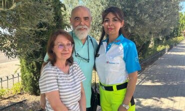 Emotivo reencuentro entre Julián y la médico que le salvó la vida en Arganda: «Si no fuera por ella, yo no estaría aquí»