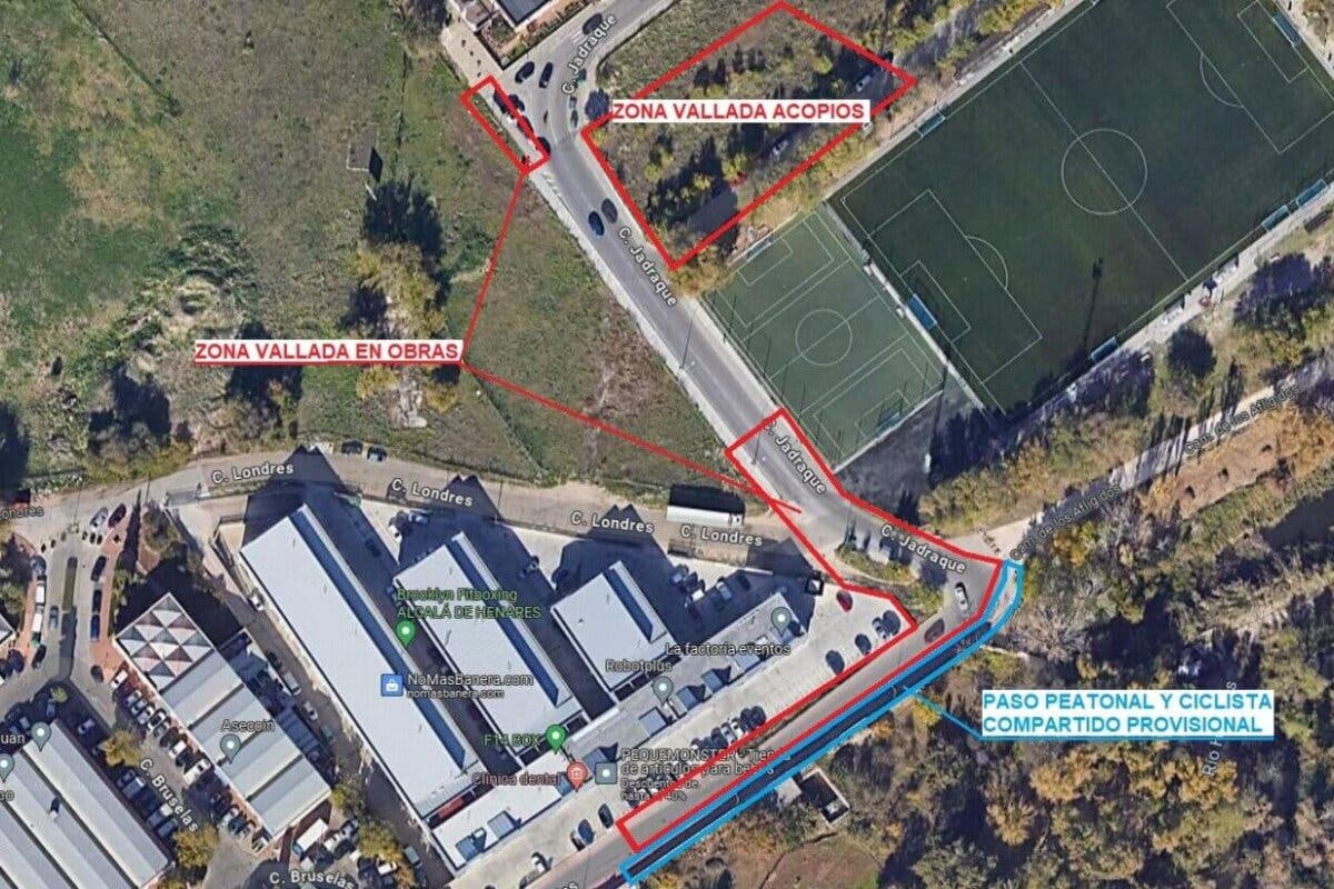 Comienzan las obras de reforma del tramo entre la calle Jadraque y el Camino de los Afligidos en Alcalá de Henares