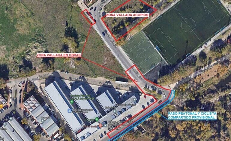 Comienzan las obras de reforma del tramo entre la calle Jadraque y el Camino de los Afligidos en Alcalá de Henares
