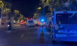 Herido un joven tras ser tiroteado en una pizzería en Madrid 