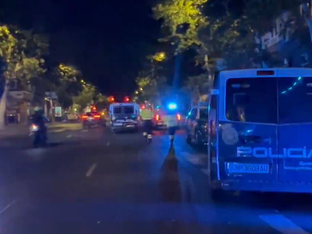 Herido un joven tras ser tiroteado en una pizzería en Madrid 