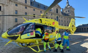 Herido grave un hombre al electrocutarse cuando instalaba una valla metálica en San Lorenzo de El Escorial