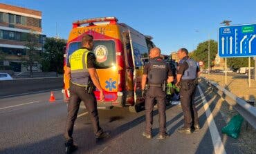 Herido grave un motorista de 41 años tras sufrir un accidente en la A-42