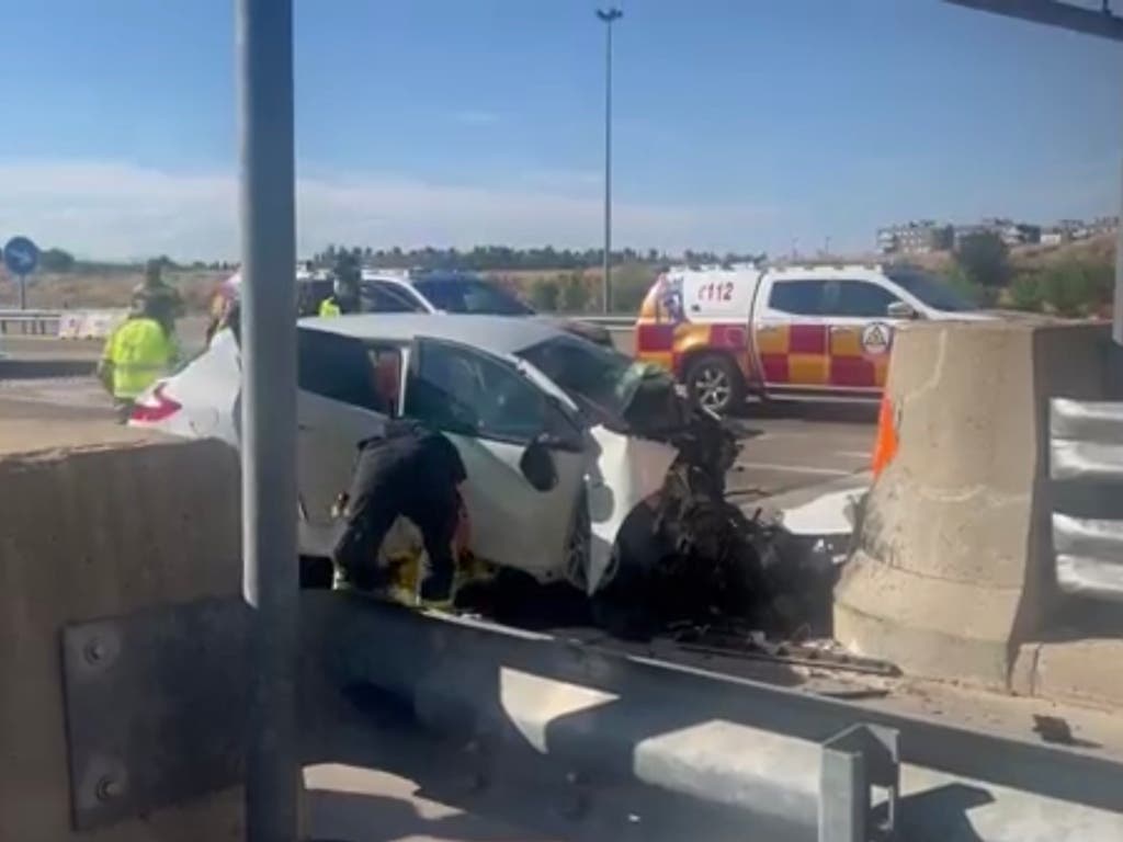 Muere un hombre en un accidente en la R3, a la altura de Vicálvaro