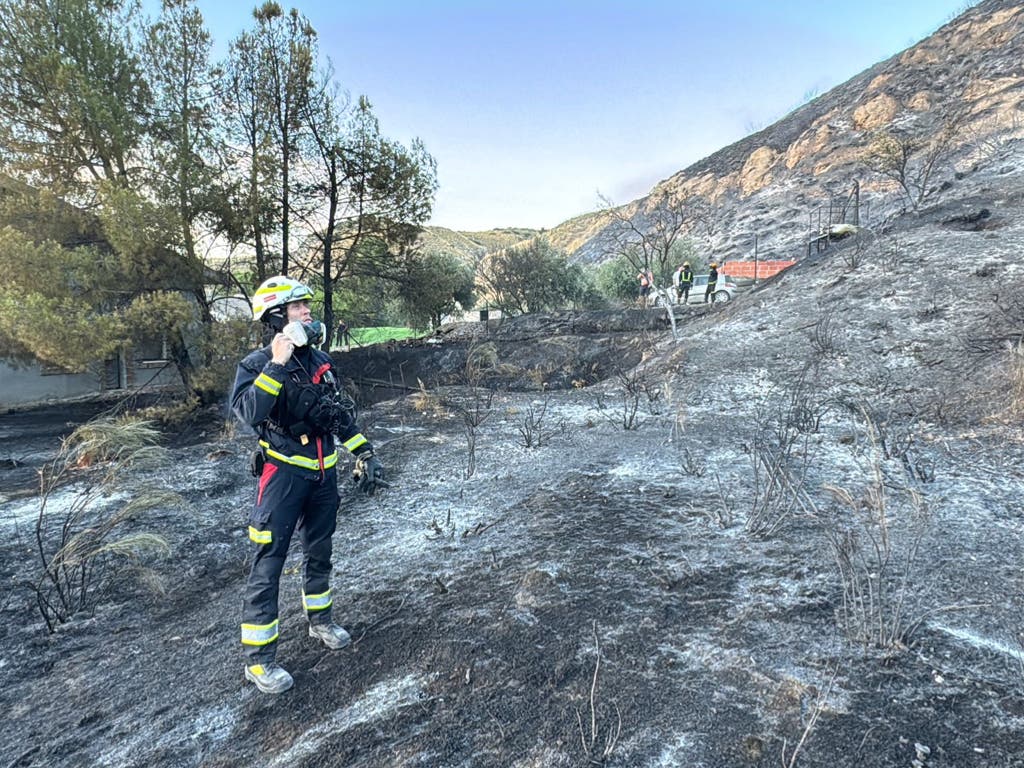 Un incendio forestal arrasa 27 hectáreas de monte bajo en San Martín de la Vega