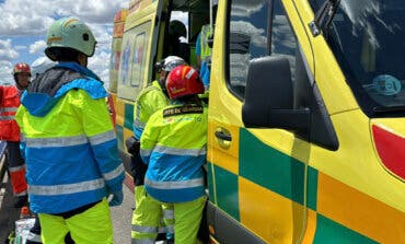 Herido grave un ciclista tras ser atropellado en la M-21, a la altura de Coslada